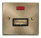 Scolmore VPAB753BK - 13A Fused ‘Ingot’ Connection Unit With Neon - Black Deco Scolmore - Sparks Warehouse