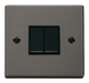 Scolmore VPBN012BK - 2 Gang 2 Way 10AX Switch - Black Deco Scolmore - Sparks Warehouse