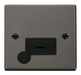 Scolmore VPBN050BK - 13A Fused Connection Unit With Flex Outlet - Black Deco Scolmore - Sparks Warehouse