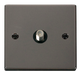 Scolmore VPBN156BK - 1 Gang Satellite Socket Outlet - Black Deco Scolmore - Sparks Warehouse