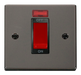Scolmore VPBN201BK - 1 Gang 45A DP Switch With Neon - Black Deco Scolmore - Sparks Warehouse