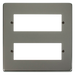 Scolmore VPBN512 - 12 Minigrid Module Plate - Black Nickel MiniGrid Scolmore - Sparks Warehouse