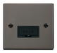 Scolmore VPBN650BK - 13A Fused Connection Unit - Black Deco Scolmore - Sparks Warehouse