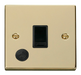 Scolmore VPBR022BK - 20A 1 Gang DP Switch With Flex Outlet - Black Deco Scolmore - Sparks Warehouse