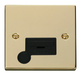 Scolmore VPBR050BK - 13A Fused Connection Unit With Flex Outlet - Black Deco Scolmore - Sparks Warehouse