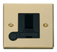 Scolmore VPBR051BK - 13A Fused Switched Connection Unit With Flex Outlet - Black Deco Scolmore - Sparks Warehouse