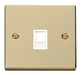 Scolmore VPBR115WH - Single RJ11 Socket  (Ireland/USA) - White Deco Scolmore - Sparks Warehouse