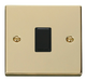 Scolmore VPBR622BK - 20A 1 Gang DP Switch - Black Deco Scolmore - Sparks Warehouse