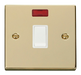 Scolmore VPBR623WH - 20A 1 Gang DP Switch + Neon - White Deco Scolmore - Sparks Warehouse