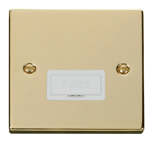 Scolmore VPBR650WH - 13A Fused Connection Unit - White Deco Scolmore - Sparks Warehouse