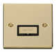 Scolmore VPBR750BK - 13A Fused ‘Ingot’ Connection Unit - Black Deco Scolmore - Sparks Warehouse
