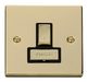 Scolmore VPBR751BK - 13A Fused ‘Ingot’ Switched Connection Unit - Black Deco Scolmore - Sparks Warehouse