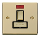 Scolmore VPBR752BK - 13A Fused ‘Ingot’ Switched Connection Unit With Neon - Black Deco Scolmore - Sparks Warehouse