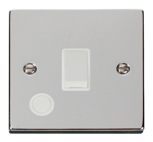 Scolmore VPCH022WH - 20A 1 Gang DP Switch With Flex Outlet - White Deco Scolmore - Sparks Warehouse