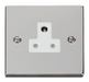 Scolmore VPCH038WH - 5A Round Pin Socket Outlet - White Deco Scolmore - Sparks Warehouse