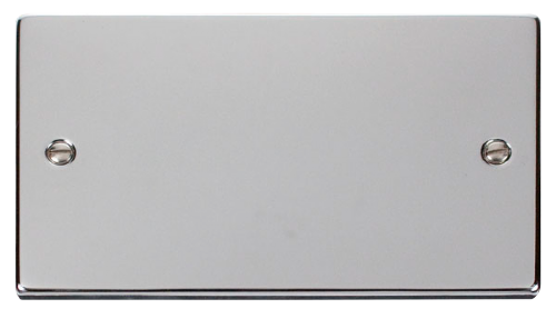 Scolmore VPCH061 - 2 Gang Blank Plate Deco Scolmore - Sparks Warehouse