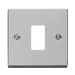 Scolmore VPCH20401 - 1 Gang GridPro® Frontplate - Polished Chrome GridPro Scolmore - Sparks Warehouse