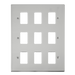 Scolmore VPCH20509 - 9 Gang GridPro® Frontplate - Polished Chrome GridPro Scolmore - Sparks Warehouse