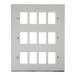 Scolmore VPCH20512 - 12 Gang GridPro® Frontplate - Polished Chrome GridPro Scolmore - Sparks Warehouse