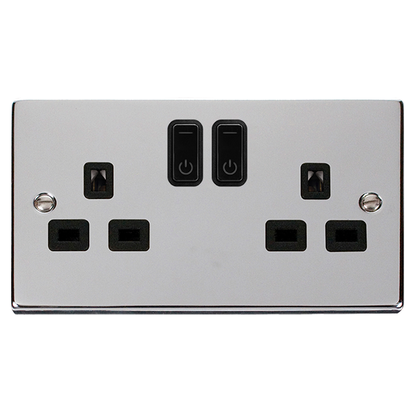 Scolmore Vpch30536bk Ingot 13a 2g Rf Smart Socket Deco Ch Bk Smart Socket Scolmore - Sparks Warehouse