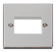 Scolmore VPCH403WH - 1 Gang Plate Triple Aperture - White Deco Scolmore - Sparks Warehouse