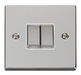 Scolmore VPCH412WH - 2 Gang 2 Way ‘Ingot’ 10AX Switch - White Deco Scolmore - Sparks Warehouse