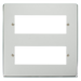 Scolmore VPCH512 - 12 Minigrid Module Plate - Chrome MiniGrid Scolmore - Sparks Warehouse