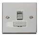 Scolmore VPCH551WH - 13A Fused ‘Ingot’ Switched Connection Unit With Flex Outlet - White Deco Scolmore - Sparks Warehouse