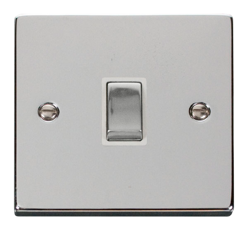 Scolmore VPCH722WH - 20A 1 Gang DP ‘Ingot’ Switch - White Deco Scolmore - Sparks Warehouse