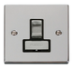 Scolmore VPCH751BK - 13A Fused ‘Ingot’ Switched Connection Unit - Black Deco Scolmore - Sparks Warehouse