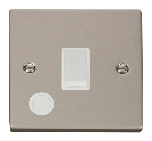Scolmore VPPN022WH - 20A 1 Gang DP Switch With Flex Outlet - White Deco Scolmore - Sparks Warehouse