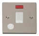 Scolmore VPPN023WH - 20A 1 Gang DP Switch With Flex Outlet And Neon - White Deco Scolmore - Sparks Warehouse
