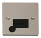 Scolmore VPPN050BK - 13A Fused Connection Unit With Flex Outlet - Black Deco Scolmore - Sparks Warehouse