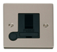 Scolmore VPPN051BK - 13A Fused Switched Connection Unit With Flex Outlet - Black Deco Scolmore - Sparks Warehouse