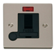 Scolmore VPPN052BK - 13A Fused Switched Connection Unit With Flex Outlet + Neon - Black Deco Scolmore - Sparks Warehouse