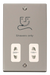 Scolmore VPPN100WH - Dual Voltage Shaver Socket Outlet 115/230V - White Deco Scolmore - Sparks Warehouse