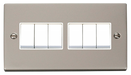 Scolmore VPPN105WH - 6 Gang 2 Way 10AX Switch - White Deco Scolmore - Sparks Warehouse