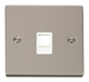 Scolmore VPPN115WH - Single RJ11 Socket  (Ireland/USA) - White Deco Scolmore - Sparks Warehouse