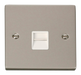 Scolmore VPPN120WH - Single Telephone Socket Outlet Master - White Deco Scolmore - Sparks Warehouse