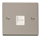 Scolmore VPPN125WH - Single Telephone Socket Outlet Secondary - White Deco Scolmore - Sparks Warehouse