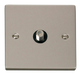 Scolmore VPPN156BK - 1 Gang Satellite Socket Outlet - Black Deco Scolmore - Sparks Warehouse