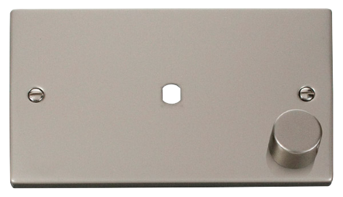 Scolmore VPPN185 - 2 Gang Plate Single Aperture (1000W Max) Deco Scolmore - Sparks Warehouse