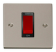 Scolmore VPPN200BK - 1 Gang 45A DP Switch - Black Deco Scolmore - Sparks Warehouse