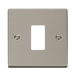 Scolmore VPPN20401 - 1 Gang GridPro® Frontplate - Pearl Nickel GridPro Scolmore - Sparks Warehouse