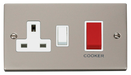 Scolmore VPPN204WH - 45A DP Switch + 13A Switched Socket - White Deco Scolmore - Sparks Warehouse