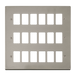 Scolmore VPPN20518 - 18 Gang GridPro® Frontplate - Pearl Nickel GridPro Scolmore - Sparks Warehouse