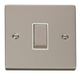 Scolmore VPPN411WH - 1 Gang 2 Way ‘Ingot’ 10AX Switch - White Deco Scolmore - Sparks Warehouse