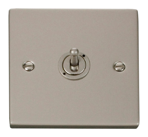 Scolmore VPPN421 - 1 Gang 2 Way 10AX Toggle Switch Deco Scolmore - Sparks Warehouse