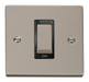 Scolmore VPPN500BK - Ingot 1 Gang 45A DP Switch - Black Deco Scolmore - Sparks Warehouse