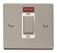 Scolmore VPPN501WH - Ingot 1 Gang 45A DP Switch With Neon - White Deco Scolmore - Sparks Warehouse